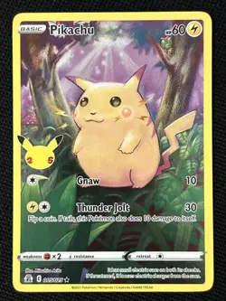 Pokemon Pikachu 005/025 Celebrations Holo *Near Mint* - Image 1