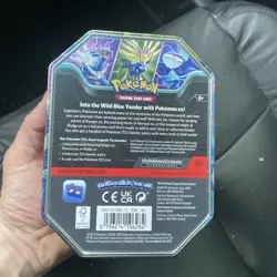 Pokemon TCG: Azure Legends Xerneas ex Tin (International Version) FACTORY SEALED - Image 3