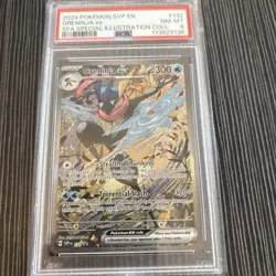 2024 POKEMON SVP EN-SV BLACK STAR PROMO #132 GRENINJA EX PSA 8 - Image 1