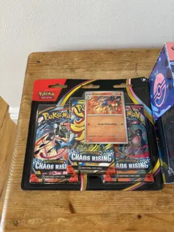 Pokemon TCG Chaos Rising Elite Trainer Box (ETB) and 3 Pack Blister - New Sealed - Image 2