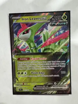 Iron Leaves ex Temporal Forces Pokemon TCG 025/162 Holo Ultra Rare - Image 1