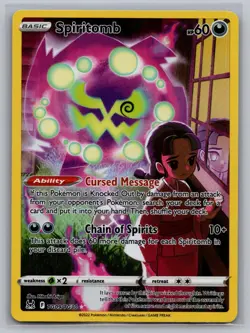 Spiritomb TG09/TG30 Holo Lost Origin Trainer Gallery Pokemon Holo NM - Image 1
