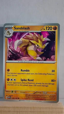 Sandslash [LP] - Pokemon TCG Scarlet & Violet 151 028/165 [Uncommon] - Image 1