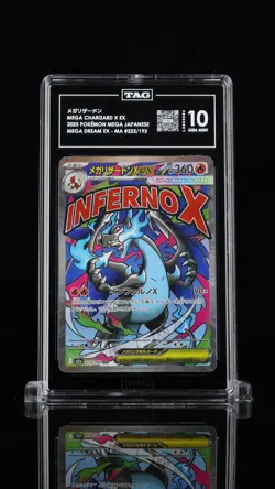 Mega Charizard X ex #223/193 Pokemon MEGA Dream Japanese TAG 10 - Image 1