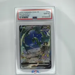 PSA 10 POKEMON RAYQUAZA V ALT ART SIMPLIFIED CHINESE CS4B C GEM MINT - Image 1