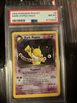 2000 Pokemon Rocket Dark Hypno Holo Psa 8 - Image 1