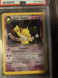 2000 Pokemon Rocket Dark Hypno Holo Psa 8 - Image 2