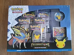 Pokemon TCG Celebrations Deluxe Pin Collection Zacian 820650809422 - Image 1