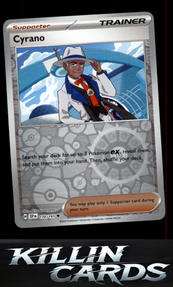 Reverse Holofoil Cyrano - 170/191 170/191 Pokemon Uncommon SV08: Surging Sparks - Image 1
