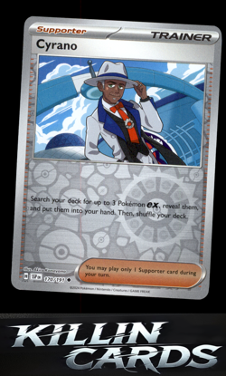 Reverse Holofoil Cyrano - 170/191 170/191 Pokemon Uncommon SV08: Surging Sparks - Image 1