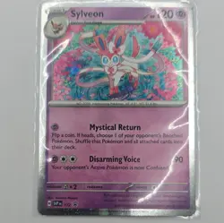 Pokemon TCG SVP EN Holo Lot Glaceon Leafeon Sylveon Eevee Set of 4 - Image 2