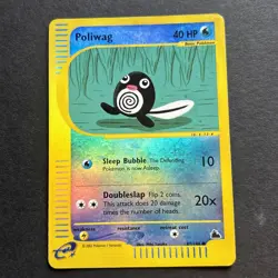 Pokemon TCG - Poliwag 87/144 Skyridge Reverse Holo Rare E-Series MP - Image 1