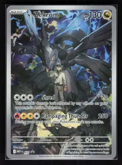 N's Zekrom - Holo Promo Pokemon ME: Mega Evolution Promo 031 LP - Image 1