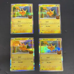 Pokemon Pikachu 062/193 HOLO ~ Lot Of 4 Paldea ~ Paldea Evolved - Image 1