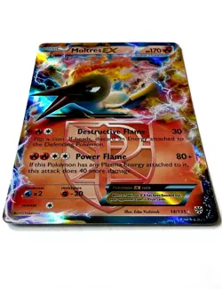 Pokemon TCG Moltres EX 14/135 Plasma Storm Team Plasma Ultra Rare Holo NM - Image 3
