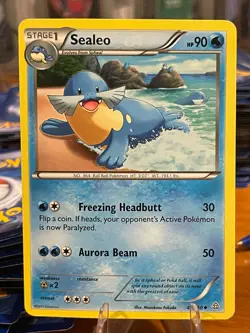 2015 Pokemon XY Primal Clash Sealeo 47/160 Uncommon Stage 1 MP - Image 1
