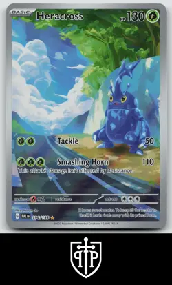 Pokemon - Heracross 194/193 Paldea Evolved - Illustration Rare - NM - Image 1