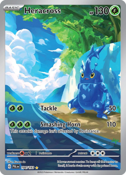 Pokemon - Heracross 194/193 Paldea Evolved - Illustration Rare - NM - Image 4