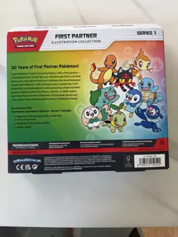 Pokemon TCG First Partner Illustration Collection Series 1 Box Promo - Image 2