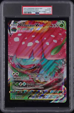 Pokemon 2021 Venusaur VMAX Jumbo Promo PSA 10 GEM MINT SWSH102 - Image 1