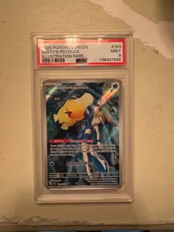 MISTY'S PSYDUCK 193/182 POKEMON DRI EN-DESTINED RIVALS PSA 9 - Image 1