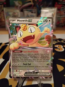 Meowth ex 062/088 Double Rare Perfect Order Pokemon Near Mint - Image 1