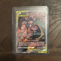 Pokemon Naganadel & Guzzlord GX 224/236 Cosmic Eclipse TAG TEAM Alt Full Art - Image 1