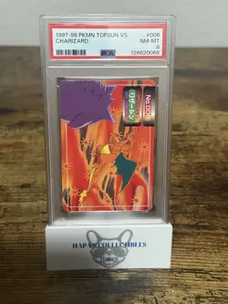 1997-98 Pokemon Topsun VS Charizard Gengar 006 PSA 8 2025 Cert U.S. Seller - Image 1
