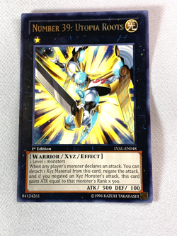 Number 39 Utopia Roots LVAL-EN048 1st Edition Rare Yu-Gi-Oh 2014 Near Mint - Image 1