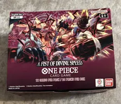 One Piece TCG OP11 A Fist Of Divine Speed Booster Box - New - Unsealed - damaged - Image 1