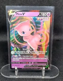 Pokemon TCG Mew V Fusion Strike 113/264 Holo Ultra Rare - Image 1