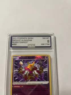 Pokemon Alakazam Holo Graded AGS 8 Slabbed Card - Image 3