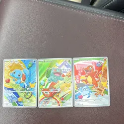 Pokemon TCG MEP Holo Lot 3 Cards - Squirtle Bulbasaur Charmander - Image 1