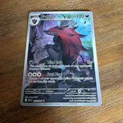 Pokemon TCG White Flare Zoroark Card 143/086 Illustration Rare - Image 1