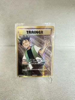Pokemon TCG Evolutions Brock's Grit Holo Card 107/108 Full Art Rare - SLEEVED ✅ - Image 1