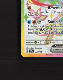 Flygon ex 222/191 Surging Sparks Full Art Ultra Rare Holo Pokemon Card NM - Image 5