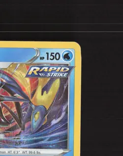 Inteleon SWSH113 Sword & Shield Black Star Promo Stamped Holo Pokemon Card LP - Image 4