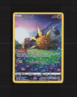Solrock GG15/GG70 Crown Zenith Full Art Ultra Rare Holo Pokemon Card NM - Image 1