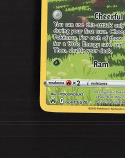 Hisuian Voltorb GG01/GG70 Crown Zenith Full Art Ultra Rare Holo Pokemon Card NM - Image 5