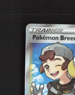Pokemon Breeder's Nurturing 188/189 Darkness Ablaze Full Art Pokemon Card NM - Image 3
