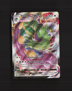 Tornadus VMAX 125/198 Chilling Reign Ultra Rare Holo Pokemon Card NM - Image 1