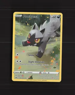 Poochyena GG33/GG70 Crown Zenith Full Art Ultra Rare Holo Pokemon Card NM - Image 1