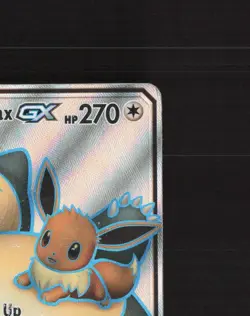 Eevee & Snorlax GX 171/181 Team Up Full Art Ultra Rare Holo Pokemon Card DMG - Image 4