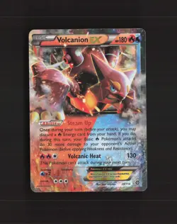 Volcanion EX 26/114 Steam Siege Ultra Rare Holo Pokemon Card MP - Image 1
