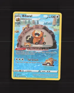 Bibarel GG25/GG70 Crown Zenith Full Art Ultra Rare Holo Pokemon Card NM - Image 1