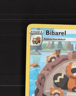 Bibarel GG25/GG70 Crown Zenith Full Art Ultra Rare Holo Pokemon Card NM - Image 3