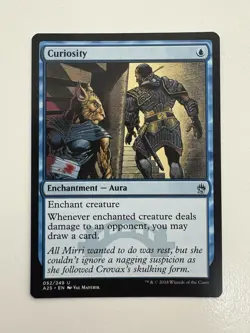 Curiosity MTG Magic the Gathering Card NM Near Mint A25 - Image 1