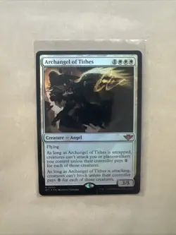 MTG Archangel of Tithes OTJ 0002 M NM FOIL - Image 1