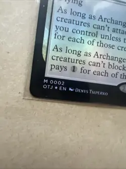 MTG Archangel of Tithes OTJ 0002 M NM FOIL - Image 3