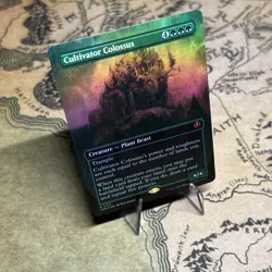 Magic MTG Borderless Foil Cultivator Colossus Innistrad Remastered NM Condition - Image 1